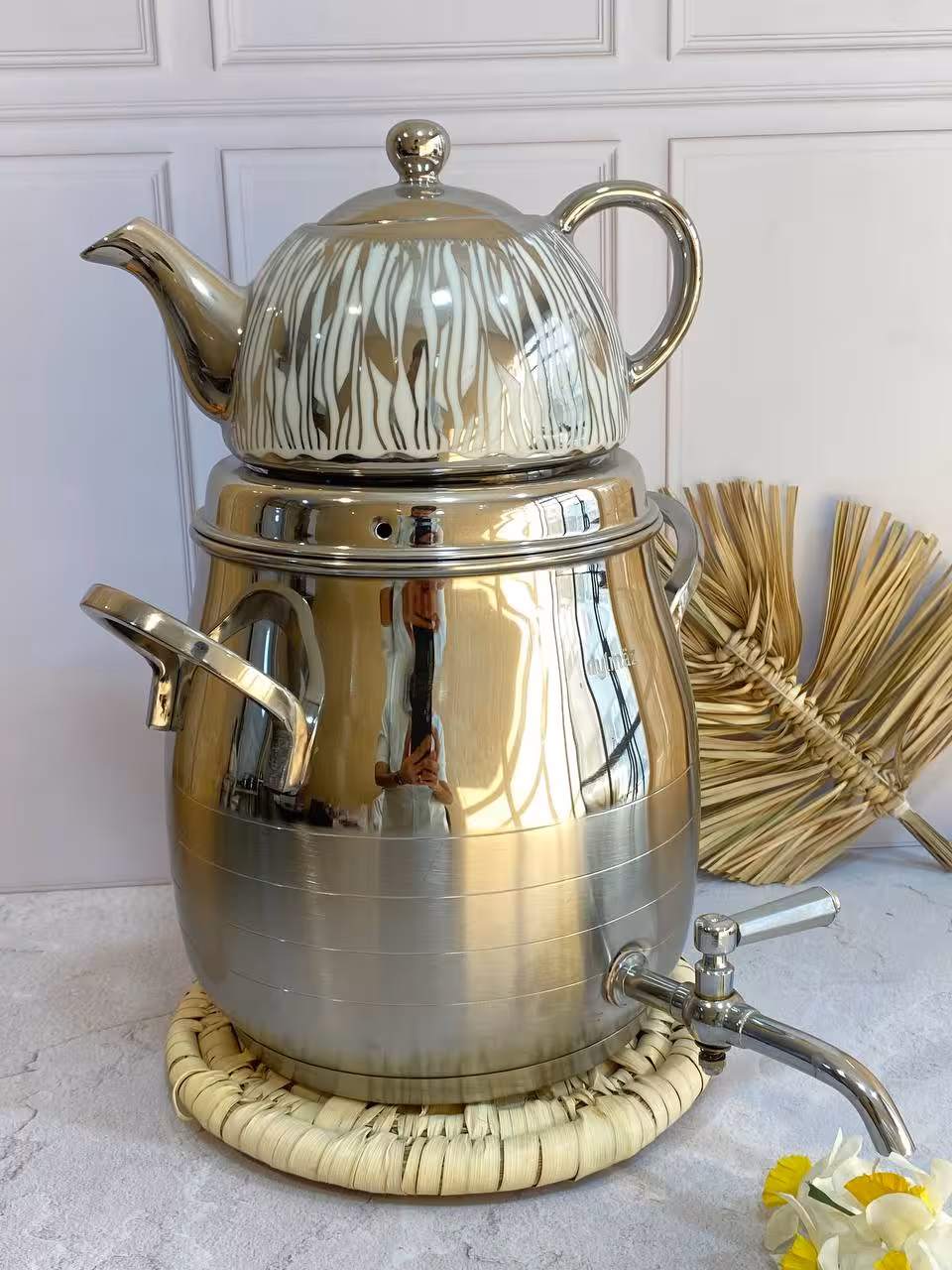 کتری قوری شیردارلوکس دیلماز3023 درجه یک