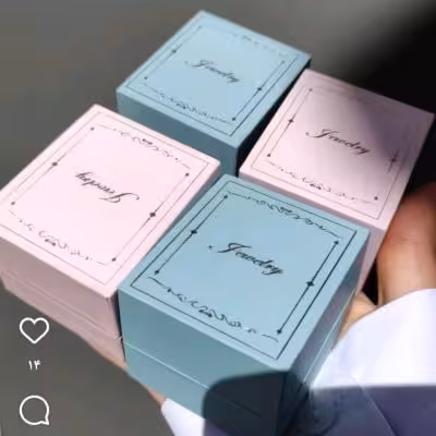 جعبه انگشتری فانتزی وارداتی در رنگبندی