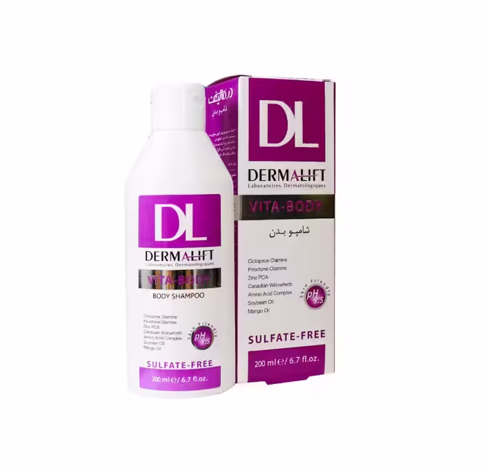 شامپو بدن ضد قارچ درمالیفت 200ml
