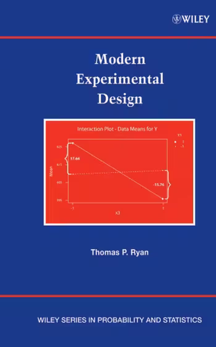 خرید و دانلود نسخه کامل کتاب Modern Experimental Design