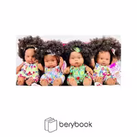 baby may may / عروسک سیاه پوست مو فرفری