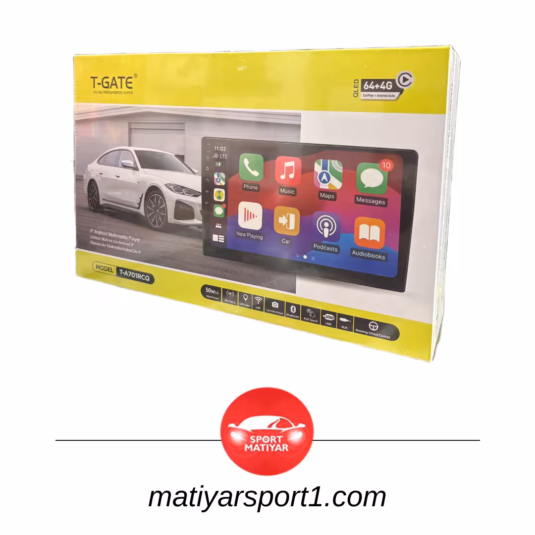 مانیتور اندروید تی گیت T-GATE مدل T-A701RCQ (رم 4 حافظه 64) اپل کار پلی