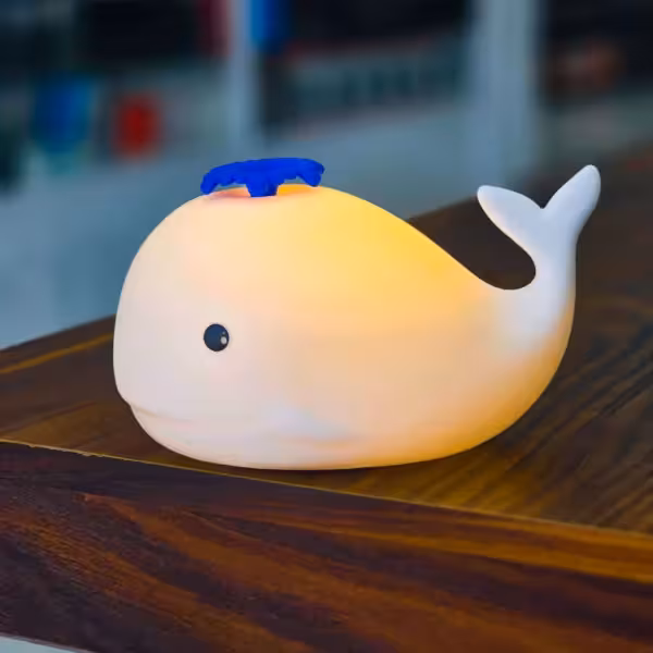 چراغ خواب فانتزی سیلیکونی مدل دلفین