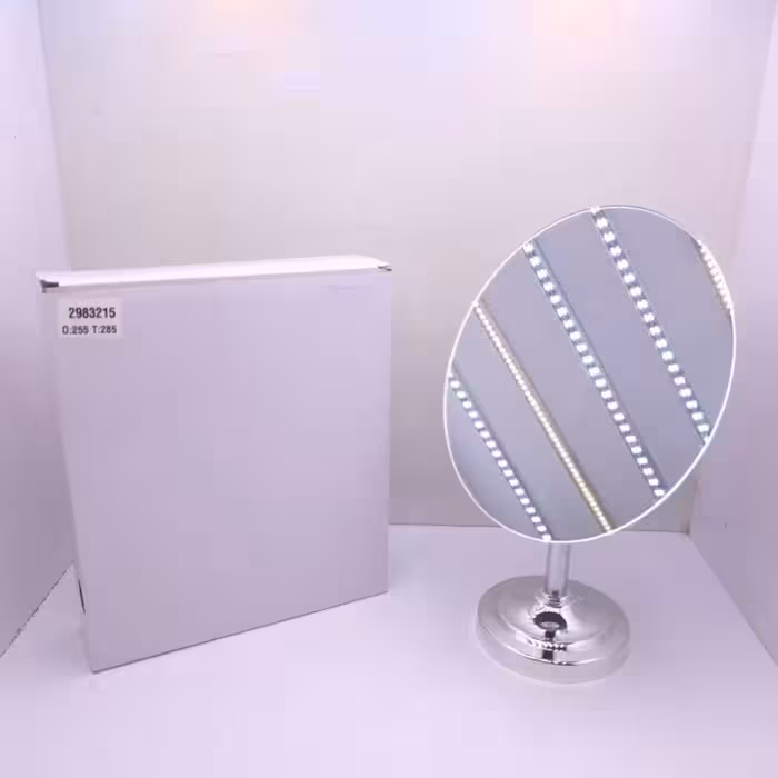 آینه رومیزی پایه دار بیضی (پست پیشتاز پس کرایه)