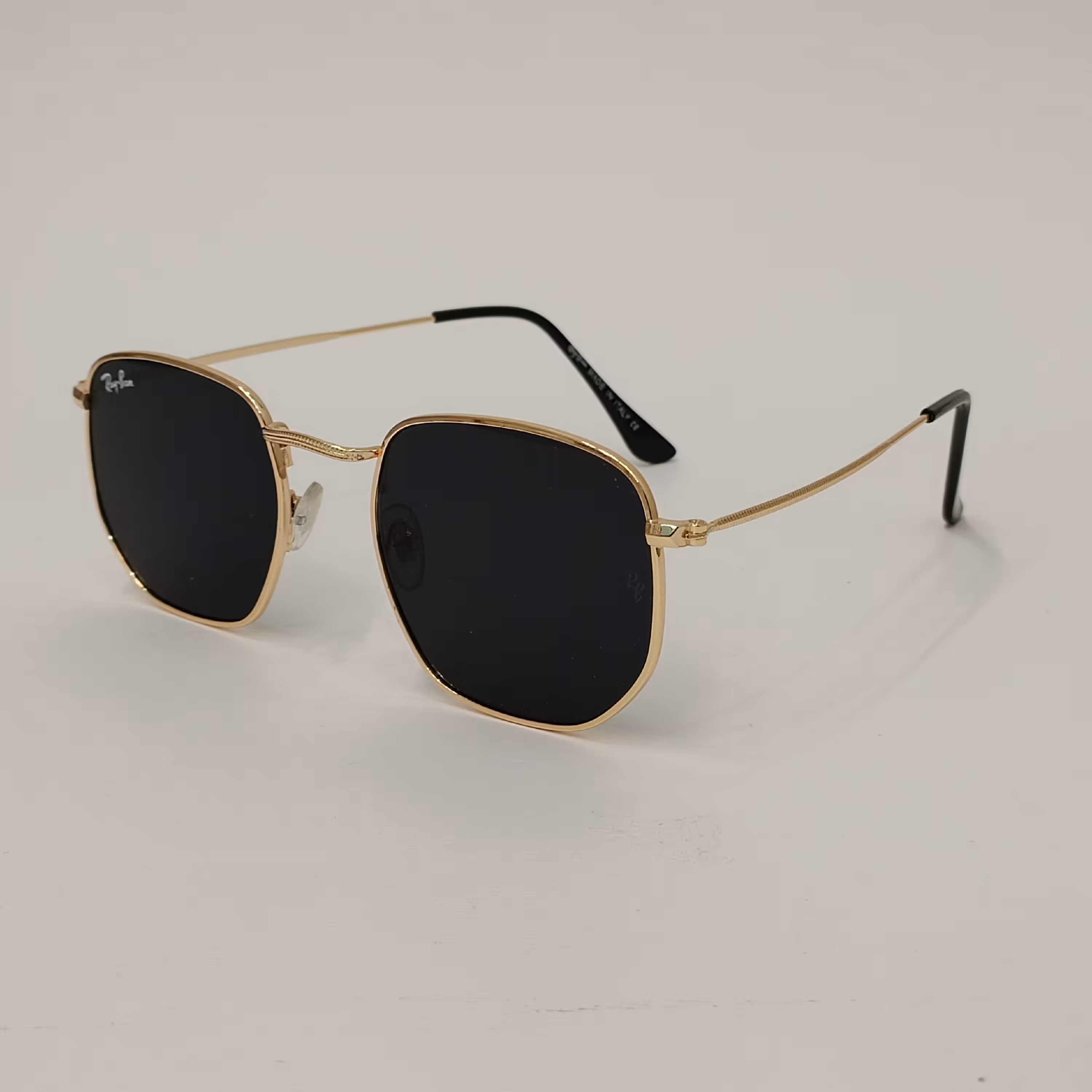 عینک آفتابی فلزی اسپورت یووی400 RayBan+جلد زیپی و دستمال