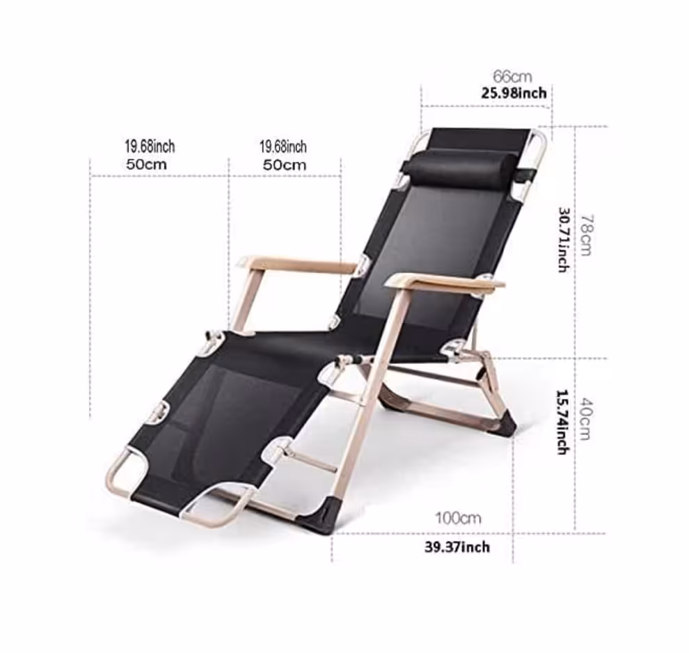 تخت و صندلی تاشو سه کاره مدل Ergonomic Armrest