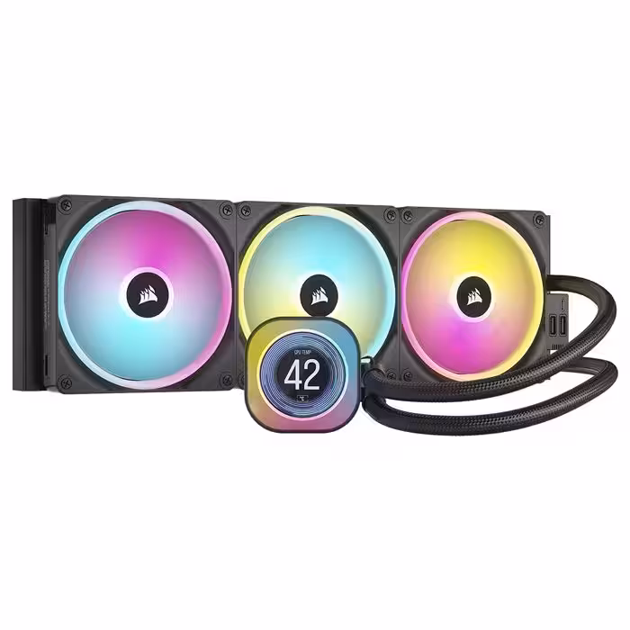 فن پردازنده مایع کورسیر Corsair iCUE Link H170i LCD