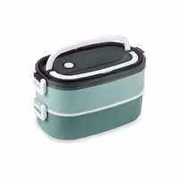 ظرف نگهدارنده غذا (لانچ باکس) دو طبقه