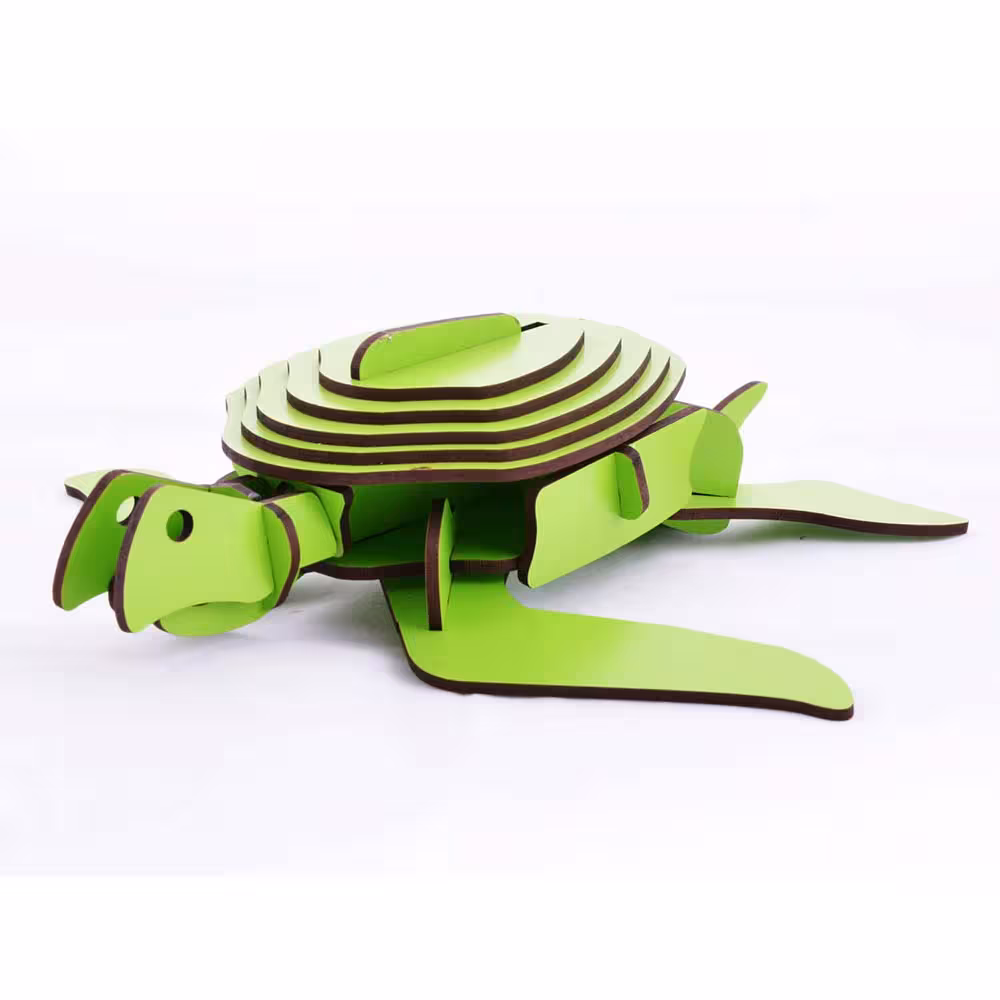 پازل سه بعدی آبان Aban طرح لاکپشت