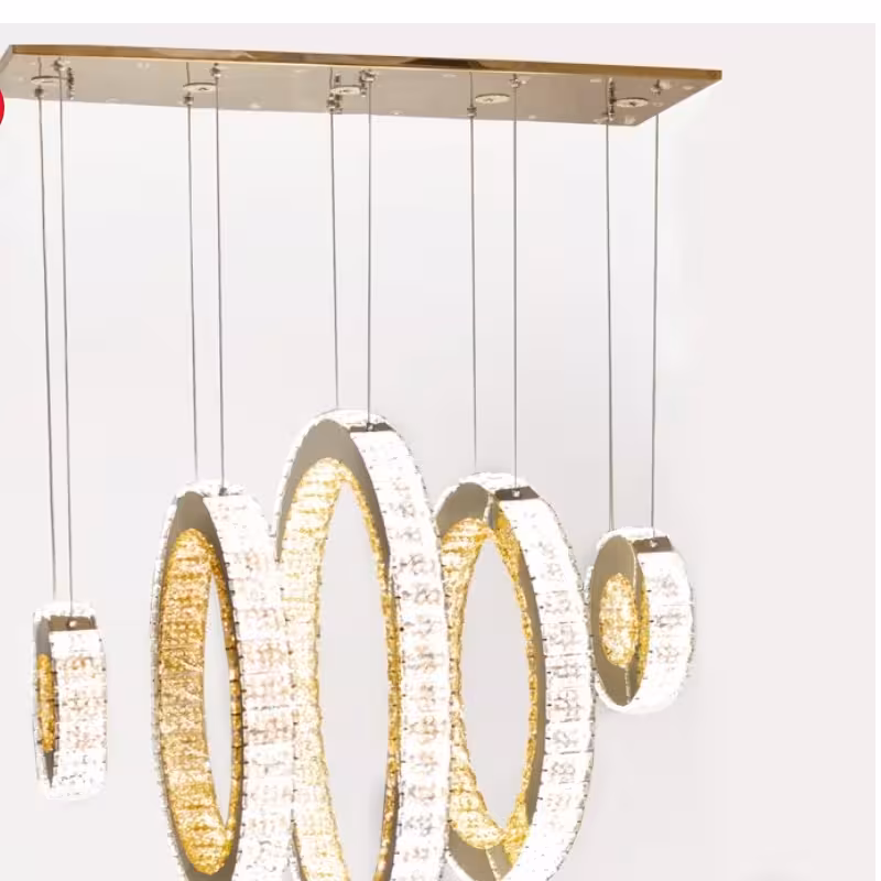 لوستر آویز مدرن 5 حلقه