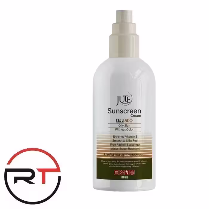 ضد آفتاب پمپی بی رنگ SPF50 پوست چرب ژوت