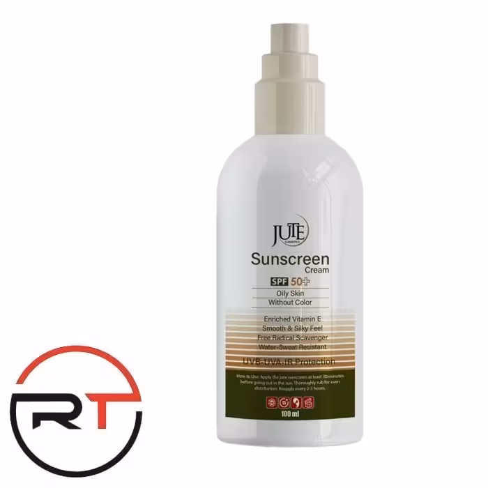 ضد آفتاب پمپی بی رنگ SPF50 پوست چرب ژوت