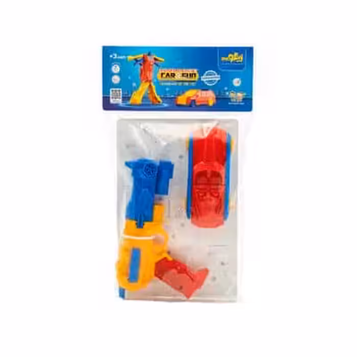 بسته اسباب بازی تفنگ ربات شونده و ماشین ربات شونده (CAR & GUN)