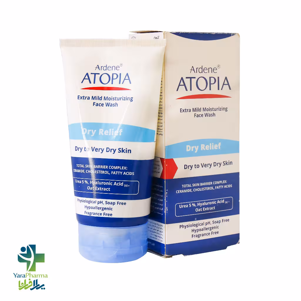 لوسیون شوینده و مرطوب کننده بسیار ملایم صورت آتوپیا آردن 150 گرم