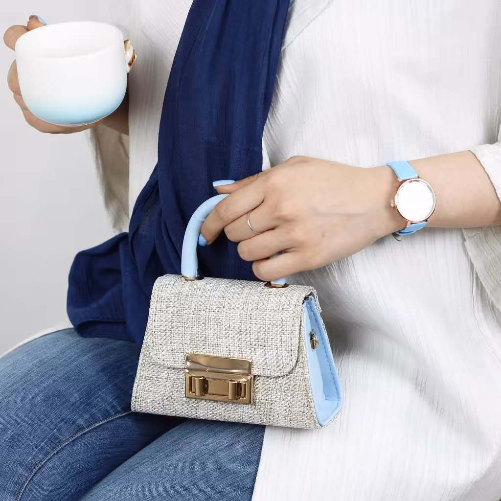 کیف دستی کوچک دخترانه کنفی ارسال رایگان 