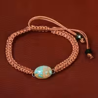 دستبند فیروزه زنانه کد 30520 - جواهری مشاهیر