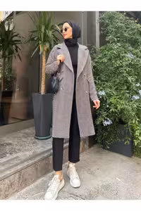 کت بلند زنانه TNS-4283 - 1245