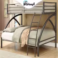تخت خواب فلزی دو طبقه آنیسا مدل S100