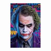 متال پوستر(براق)-طرحjoker -کد01-سایزA4