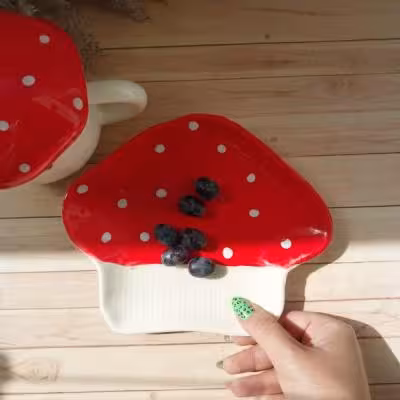 بشقاب صبحانه(مزه خوری)زیرماگی قارچ