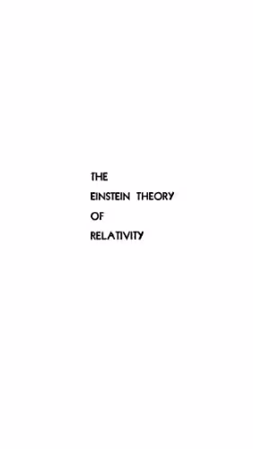 خرید و دانلود نسخه کامل کتاب The Einstein theory of relativity