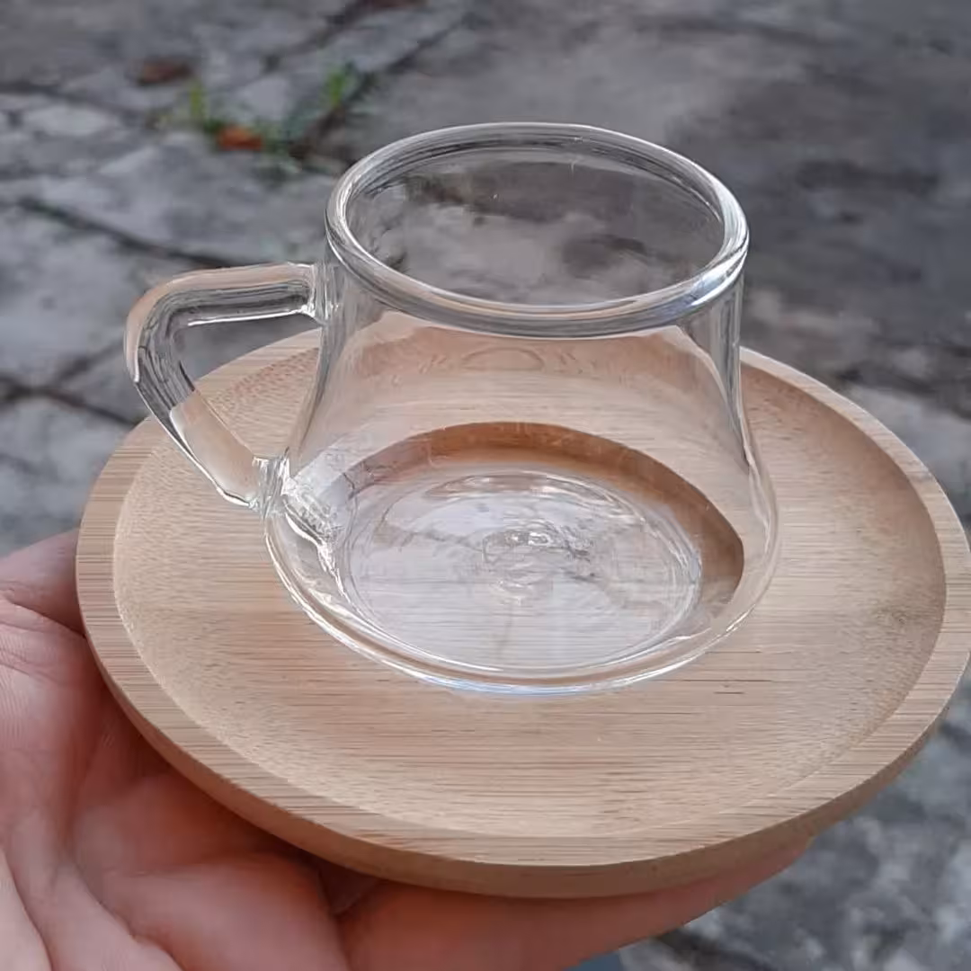 استکان نعلبکی قهوه خوری 4 پارچه ترک