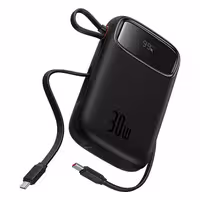 پاور بانک فست شارژ باسئوس مدل QPow2 PPQD4-10C P1005500 QC3.0 PD 30W ظرفیت 10000 میلی آمپر ساعت