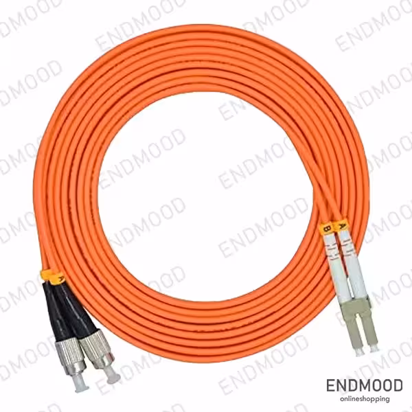 پچ کورد فیبر نوری 1 متری نگزنس LC-FC داپلکس مالتی مود Nexans