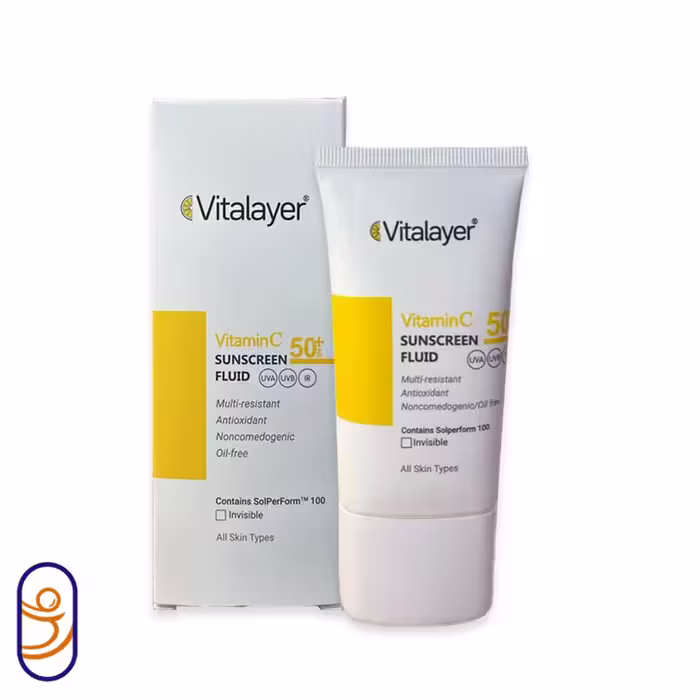 فلوئید ضد آفتاب ویتامین سی SPF50 ویتالایر