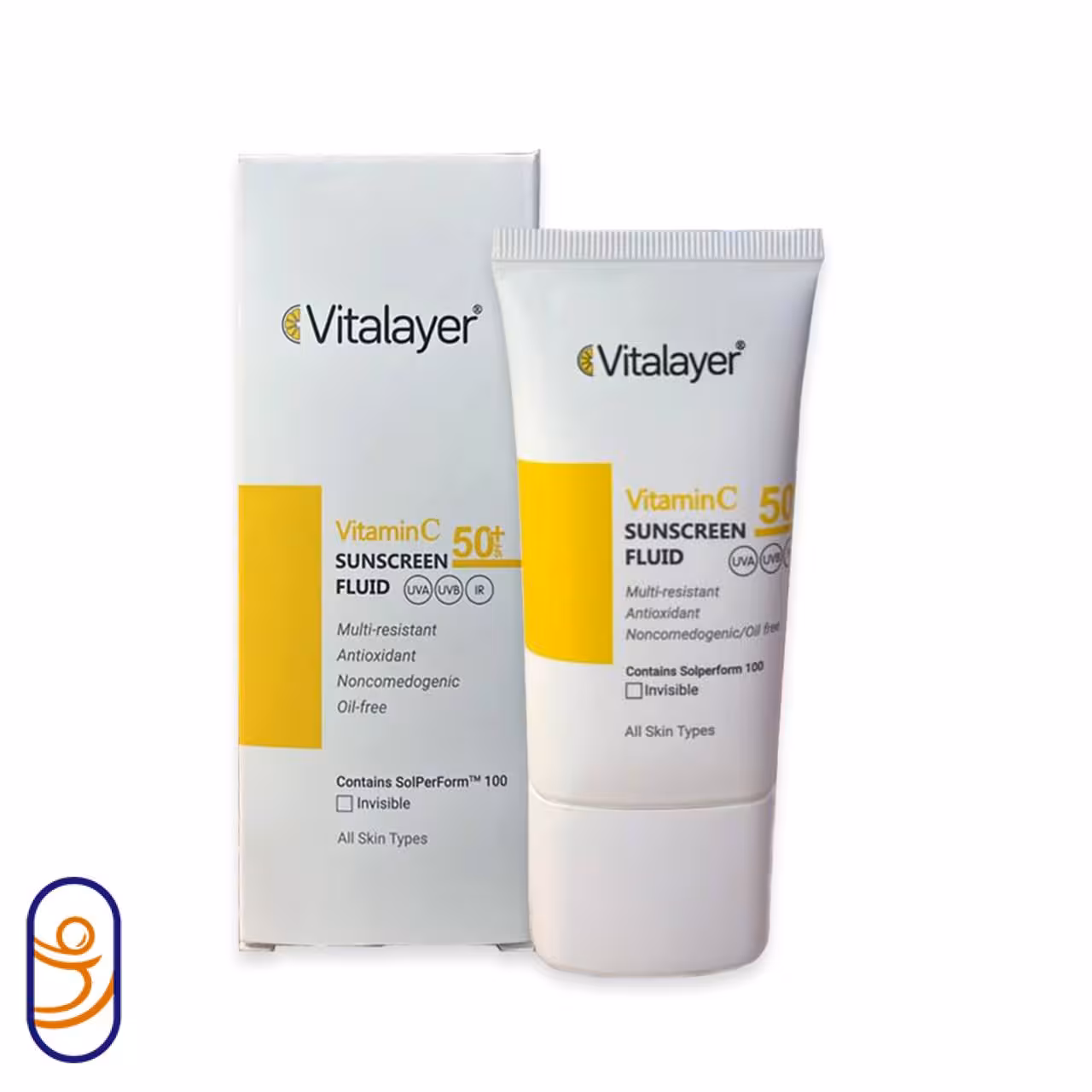 فلوئید ضد آفتاب ویتامین سی SPF50 ویتالایر