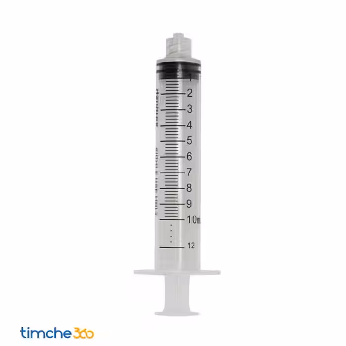 سرنگ 10 سی سی سه قطعه لوئراسلیپ آوا