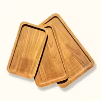 ست سه عددی سینی چوبی آشپزخانه