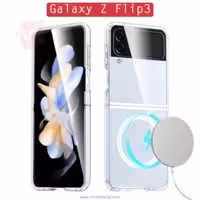 قاب مگ سیف سامسونگ Clear Compatible   MagSafe Case | Galaxy Z Flip3 5G