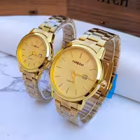 ست ساعت زنانه مردانه طلایی کاساری