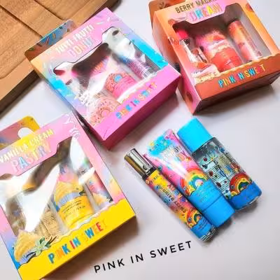 ست کادویی طرح کاپ کیک pink in sweet