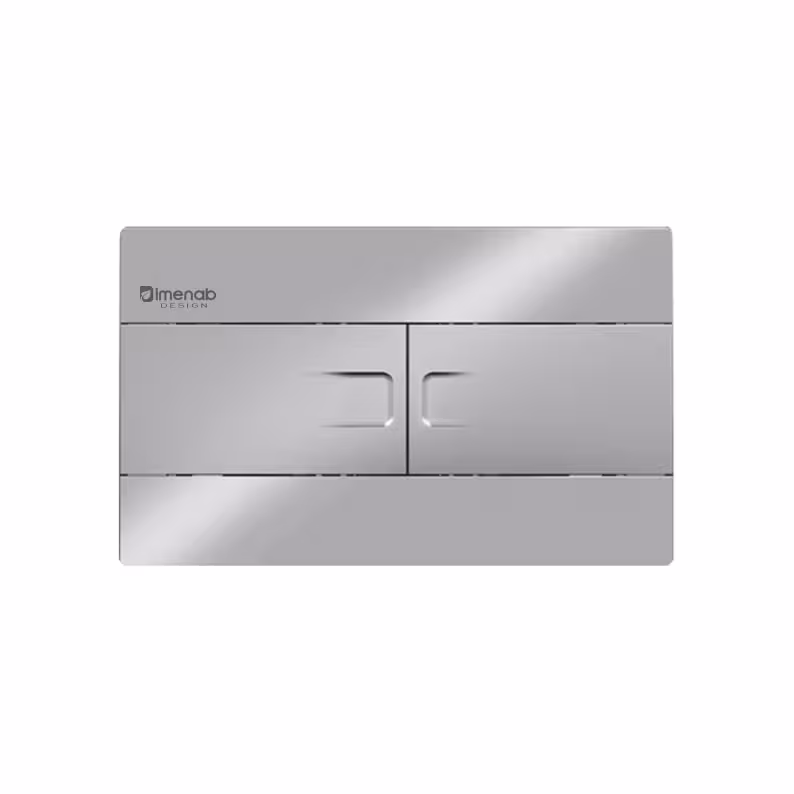 کلید فلاش تانک ایمن آب توکار مدل فلت کروم