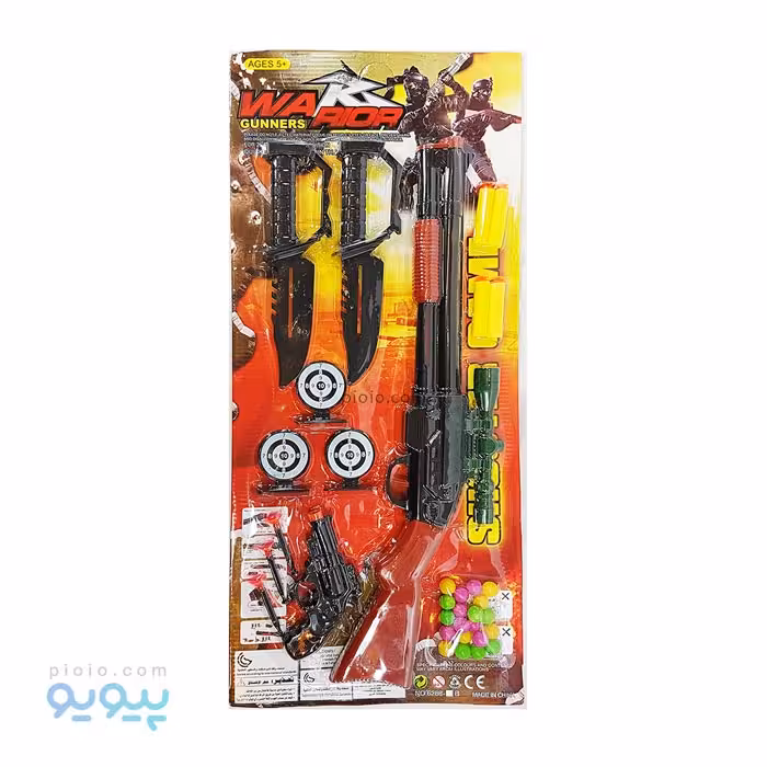 تفنگ و چاقو مدل Warrior