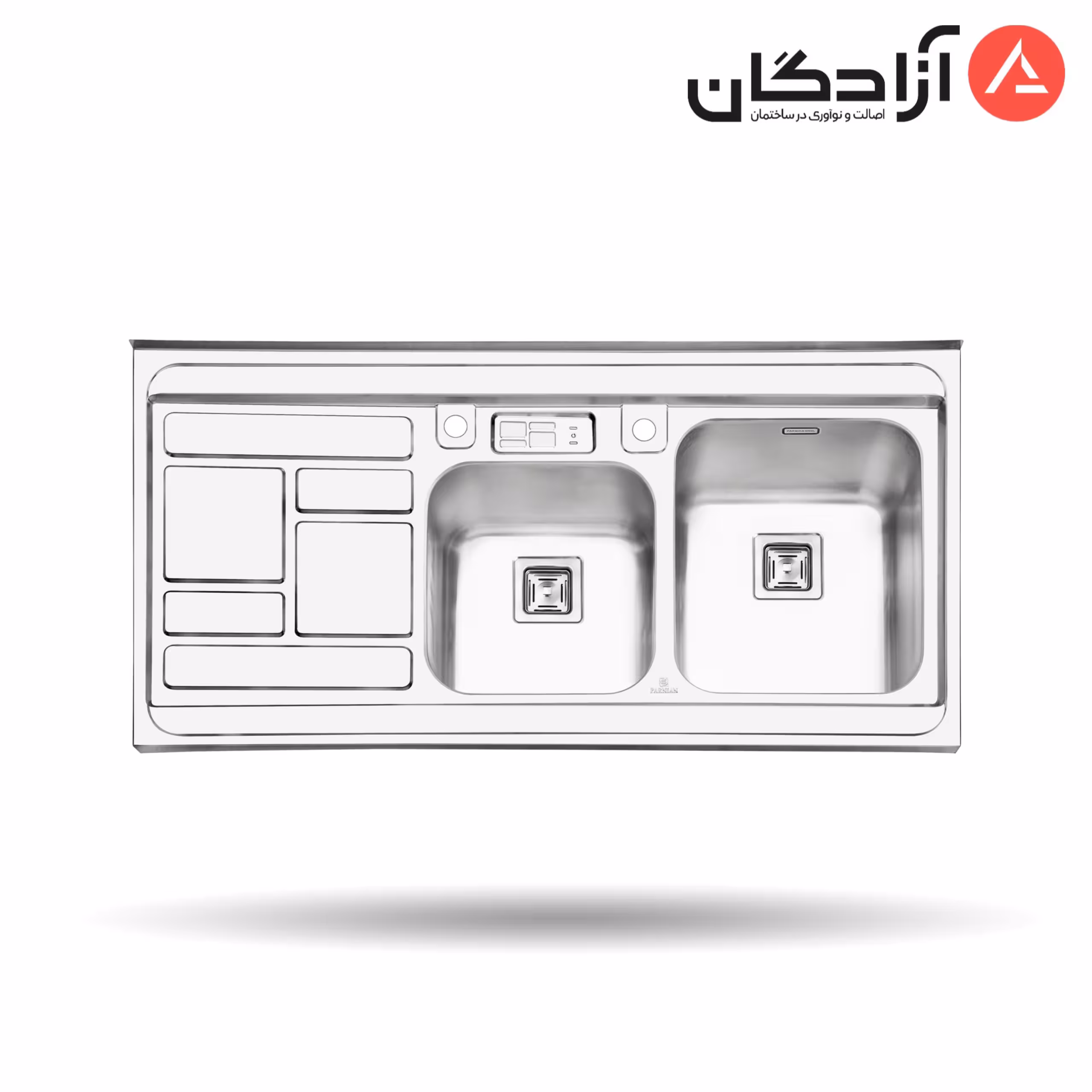 سینک فانتزی روکار پرنیان استیل PS1111