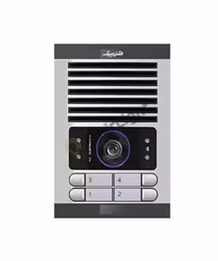 پنل آیفون تصویری 4 واحدی افقی مدل 1086FD الکتروپیک