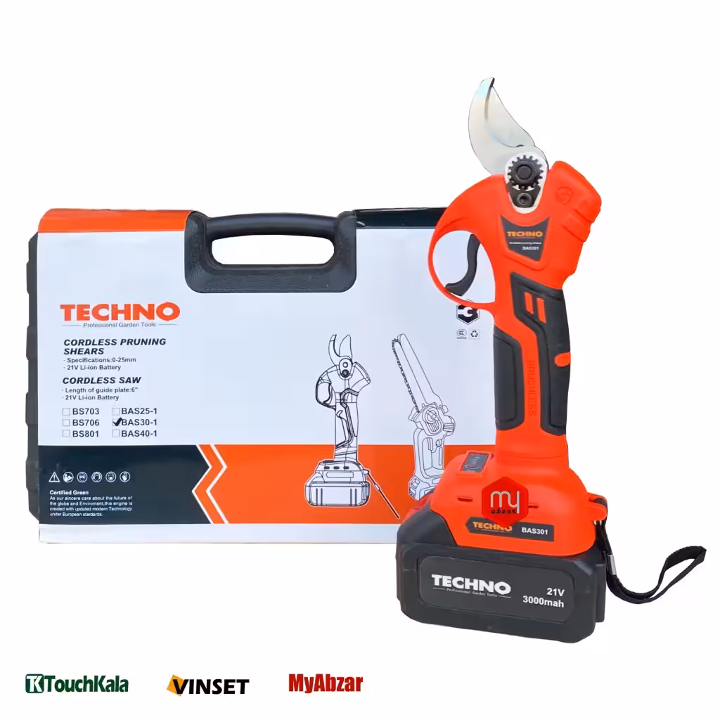 قیچی شارژی تکنو مدل BAS301