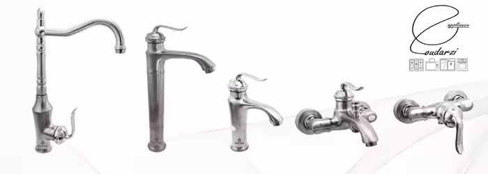 شیراآلات رستاک مدل آرسن کروم مات