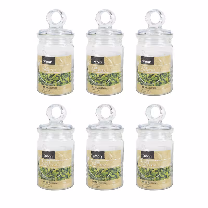 ست جا ادویه 6 پارچه لیمون کد 6s