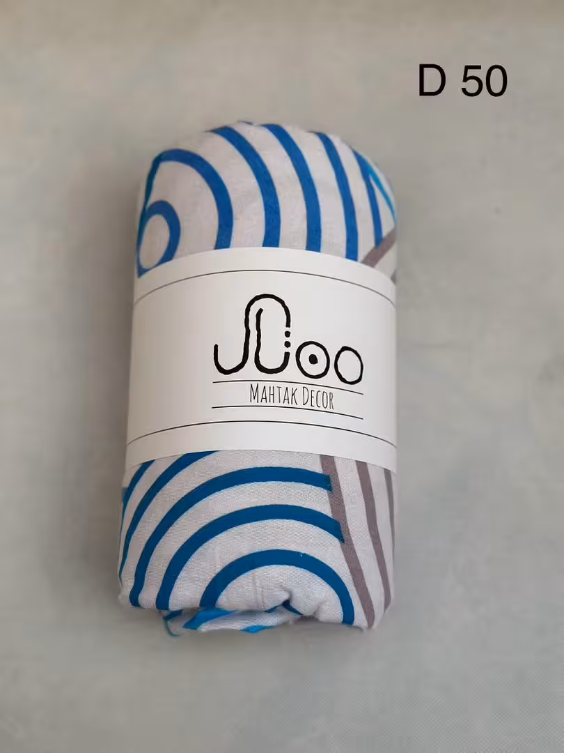 روتختی تک نفره دوتکه کدD50 (کاور تشک،یک عدد روبالشتی)