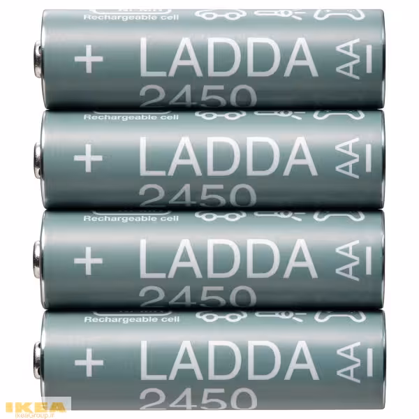 باتری قابل شارژ  2450mAh مدل LADDA | برند ایکیا | ارسال 15 الی 20 روز کاری
