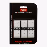 BLISTER OVERGRIPS PRO 3 UNIT WHITE PERFORATED