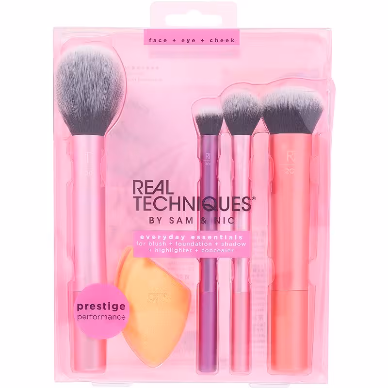 ست براش و اسفنج ریل تکنیکز مدل Everyday Essential