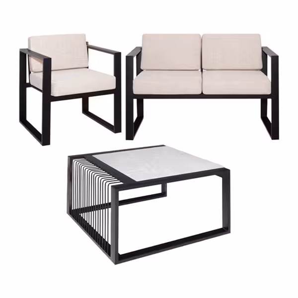 نیم ست مبل اداری بامو مدل F10