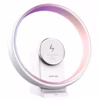 چراغ رومیزی گرین لاین مدل Jupiter همراه با اسپیکر و شارژر وایرلس