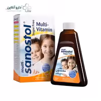 شربت مولتی سانستول بدون قند Sanostol حجم 155 میلی‌لیتر