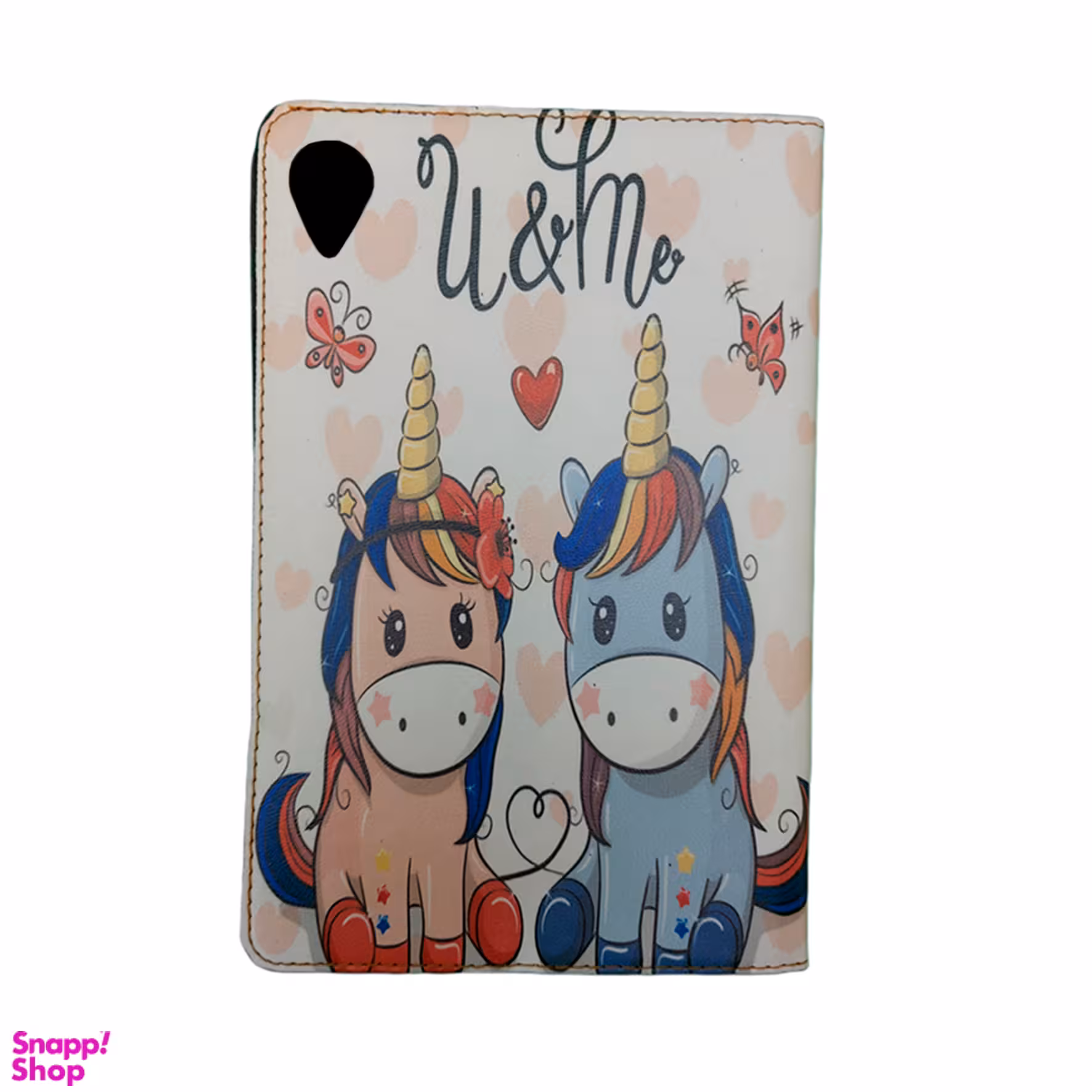 کیف کلاسوری طرح اسب تک شاخ کد 03 مناسب تبلت لنوو مدل TAB M8